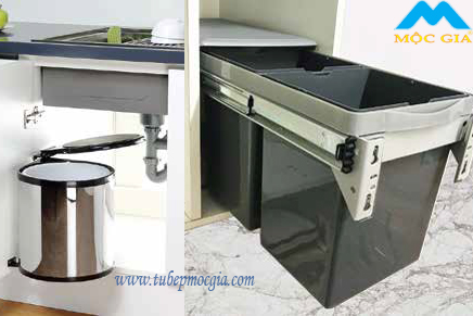Thùng rác âm tủ