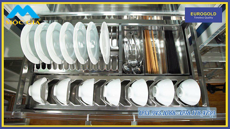 phụ kiện bếp Eurogold - Bộ úp xoong nồi dạng bản