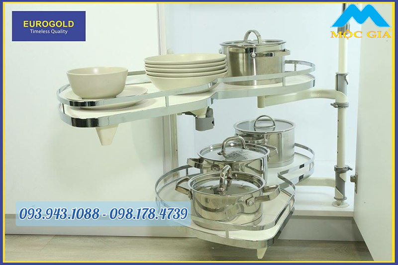 Kệ chiếc lá tủ góc