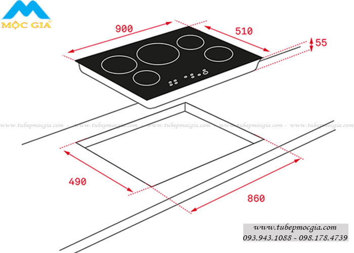 Dễ dàng lắp đặt chiếc Bếp điện từ Teka IRF 9430 cho gian bếp hiện đại