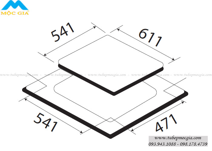 Quy cách chuẩn Bếp điện từ KAFF KF-SQ38IH