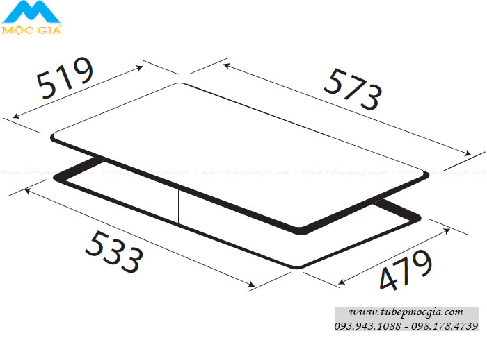 Quy cách chuẩn Bếp điện từ KAFF KF-HIDE868I