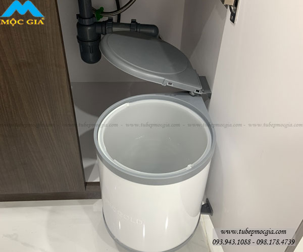 Thùng rác tròn âm tủ Eurogold