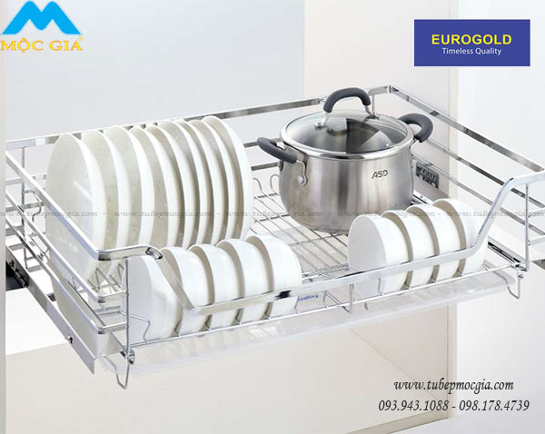 Khay úp chén đa năng Eurogold inox mờ 304