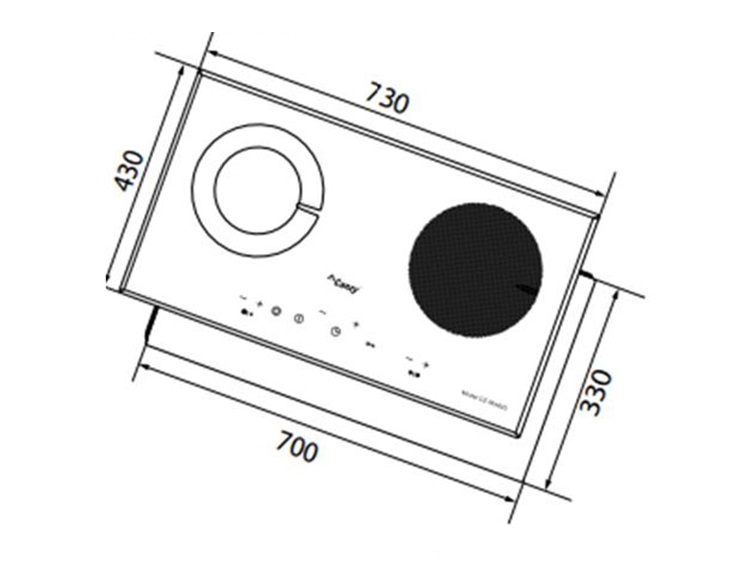 Bếp điện từ cao cấp Canzy CZ-MIX823