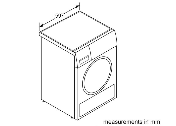 Thông số kỹ thuật Máy Sấy Bosch HMH.WTW876H8SG Series 8