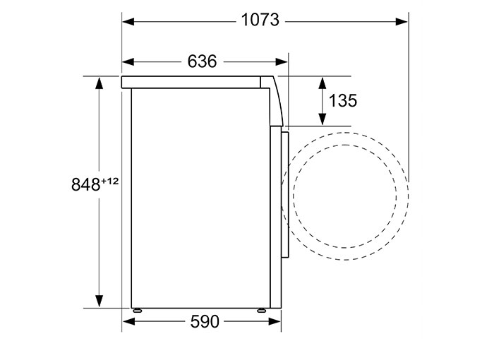 Thông số kỹ thuật Máy Sấy Bơm Nhiệt HMH.WQG24200SG Series 6