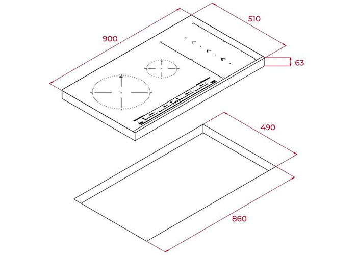 Thông số kỹ thuật Bếp Điện Từ Teka IZS 96600 MSP