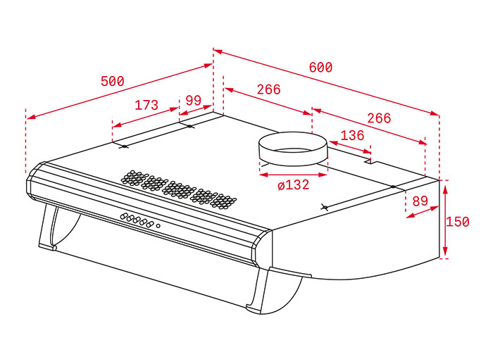 Thông số kỹ thuật Máy Hút Mùi Cố Định Teka C6420