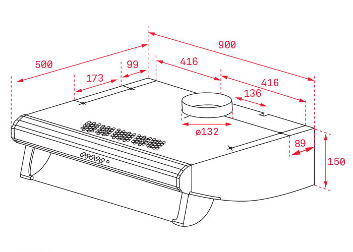 Thông số kỹ thuật Máy Hút Mùi Cố Định Teka C9420