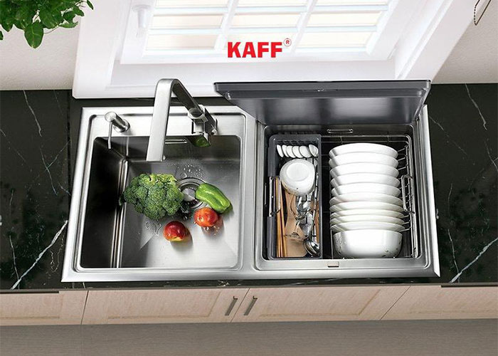 Máy Rửa Chén Kết Hợp Bồn Rửa Kaff KF-SWM6 xuất xứ Đức