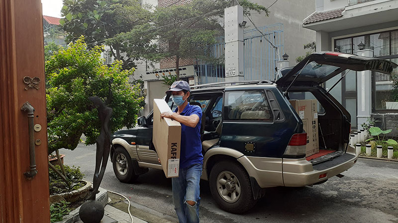 Khâu chuyển hàng hóa từ Kho trong Quy trình nâng cấp bếp