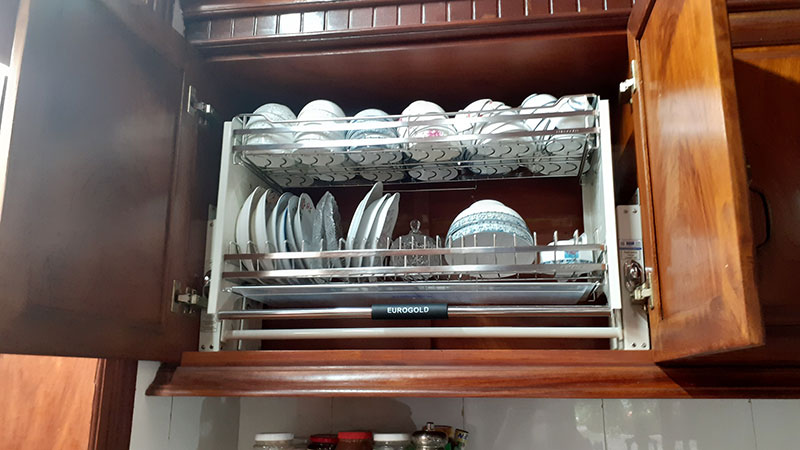 Khâu lau dọn sau khi hoàn thiện Quy trình nâng cấp bếp