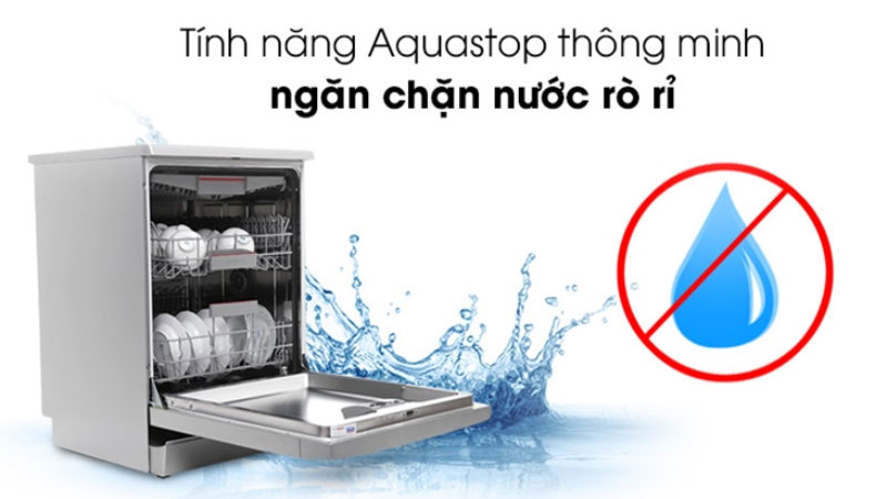 Tính năng ngăn chặng rò rỉ nước của Máy rửa chén Bosch