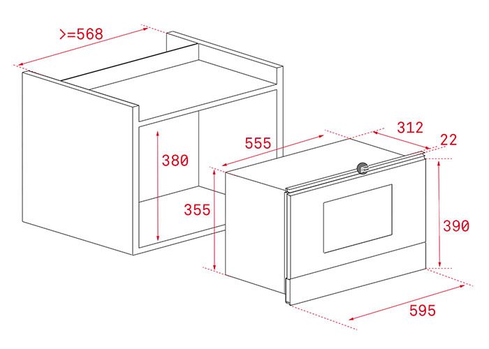 Thông số kỹ thuật Lò Vi Sóng Kết Hợp Nướng Teka ML 8220 BIS