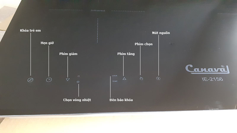 Hướng dẫn sử dụng Bếp điện từ Canaval IE-2156