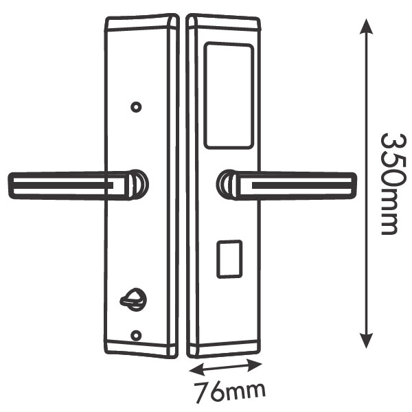 Thông số kỹ thuật Khóa Cửa Vân Tay Kassler KL-667 Silver