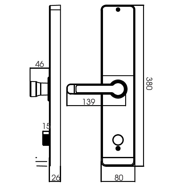 Thông số kỹ thuật Khóa Cửa Vân Tay Kassler KL-600