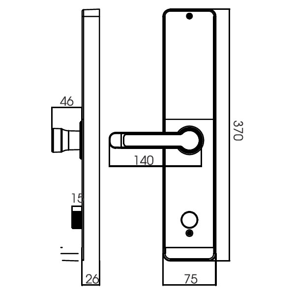 Thông số kỹ thuật Khóa Khóa Cửa Vân Tay Kassler KL-700