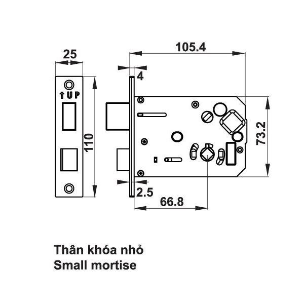 Khóa Cửa Hafele DL7900 912.05.646 Grey