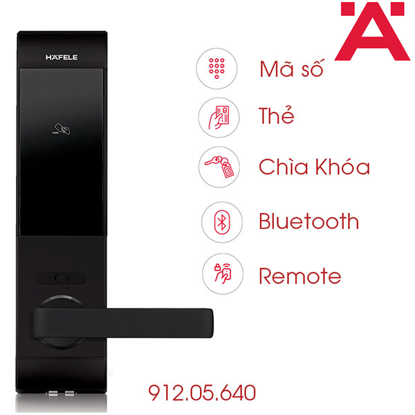 Khóa Cửa Hafele DL7900 912.05.640 màu đen