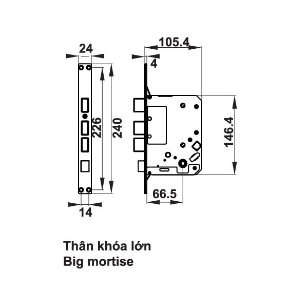  Thông số kỹ thuật Khóa Điện Tử Hafele EL7500-TC 912.05.729 Gold