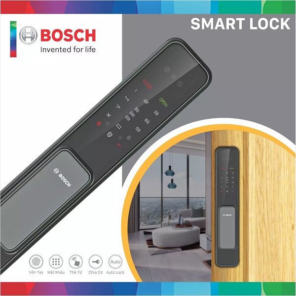 Thông số kỹ thuật Khóa Cửa Vân Tay Bosch EL 600BKB