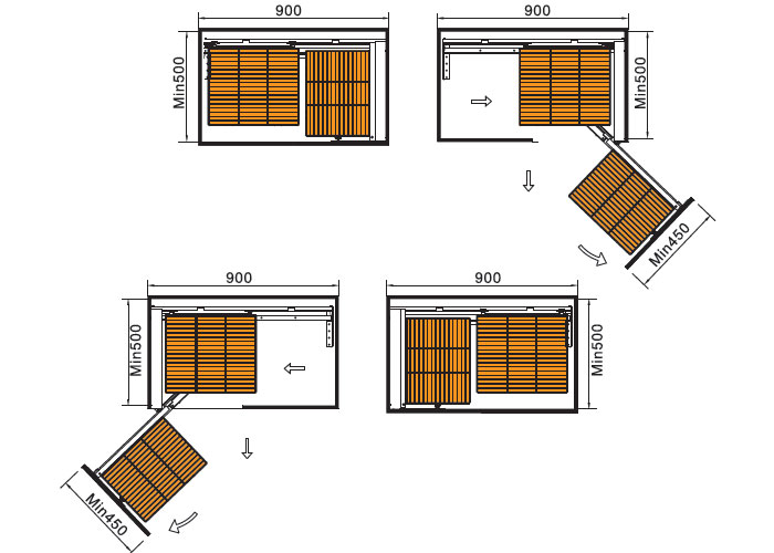 Thông số kỹ thuật Kệ Góc Liên Hoàn Roxana R007