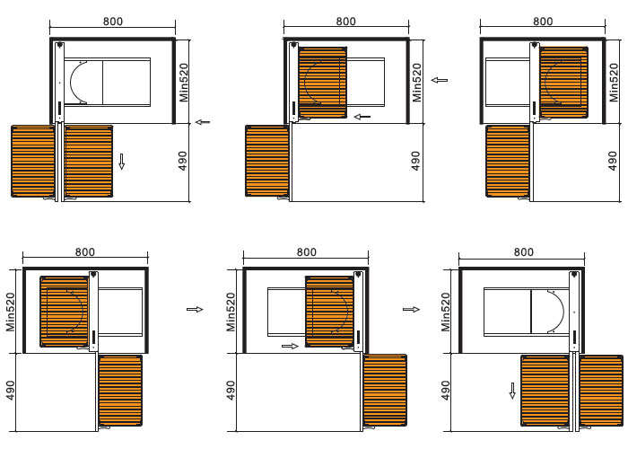 Thông số kỹ thuật Kệ Góc Mở Toàn Phần Roxana R009 Nan OVal