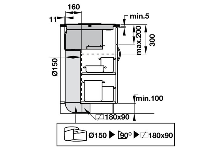 Bếp Từ Kết Hợp Hút Mùi Hafele HC-IHH77D 536.61.655