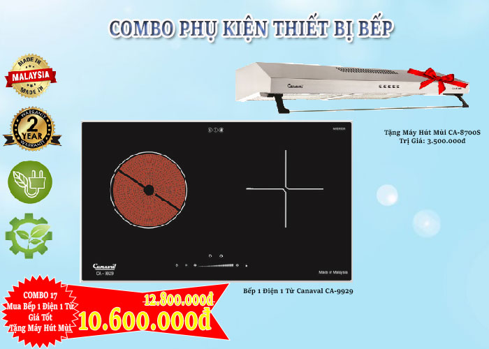 Combo Bếp Từ Máy Hút - Combo 17