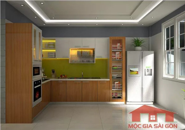 Tủ bếp MFC chống ẩm cao cấp