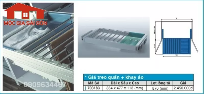 Giá treo quần - áo - 703182