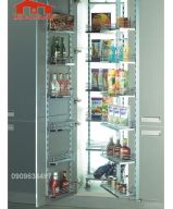 Kệ inox tủ đồ khô 18 rổ 203033