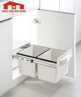 Thùng rác âm tủ 2 ngăn Higold 307013