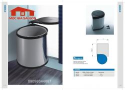 Thùng rác âm tủ 307015