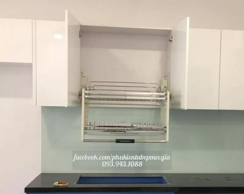 Kệ Chén Dĩa Di Động Eurogold Inox 304 EVI160