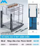 Kệ gia vị tủ bếp Higold 306041