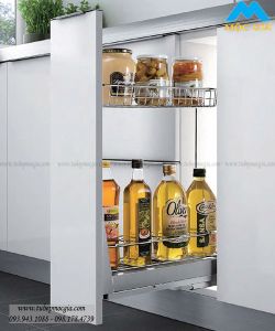 Kệ gia vị 2 tầng Higold 305003 inox 304