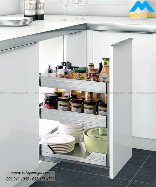 Kệ gia vị dạng bản Higold 306004 inox 304