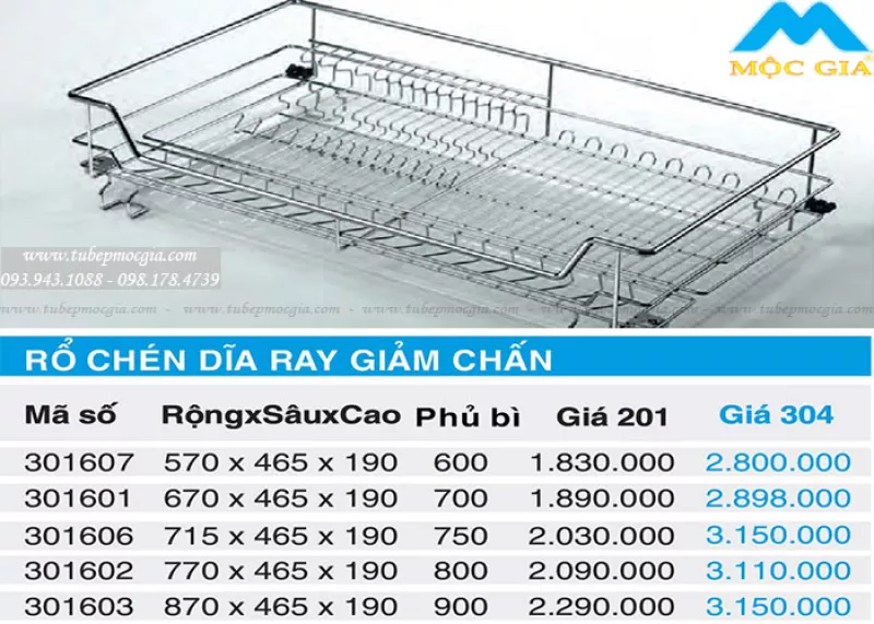 Khay úp chén dĩa tủ dưới Higold 301607