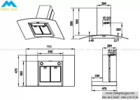 Máy Hút Mùi Canaval CA 8870S