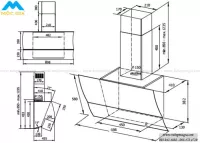 Máy Hút Mùi Canaval CA 8970S