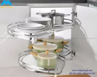 Kệ Góc Mâm Xoay Hình Lá Eurogold MO202L/R