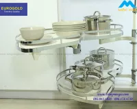 Kệ Góc Mâm Xoay Hình Lá Eurogold MO202L/R