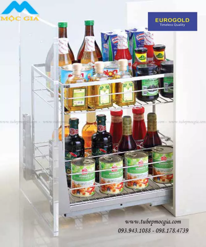 Kệ gia vị inox Eurogold - ERO2040B2