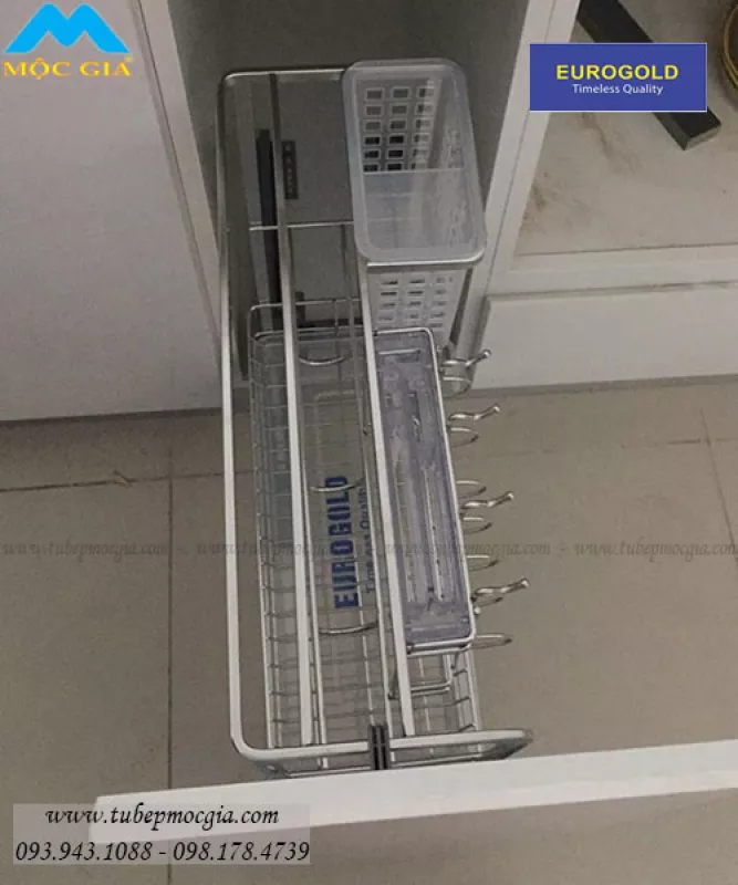 Kệ gia vị đa năng Eurogold Inox 304 EP25
