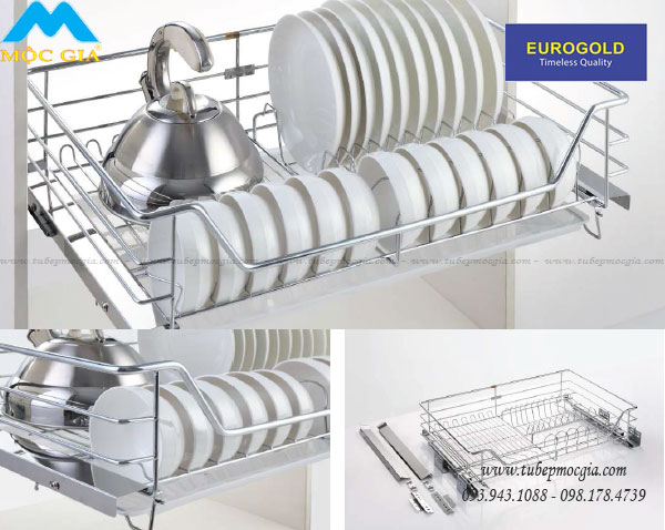 Kệ Úp Chén Xoong Nồi Eurogold