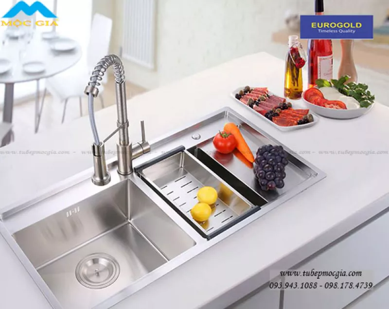 Chậu rửa chén inox Eurogold EUP39850