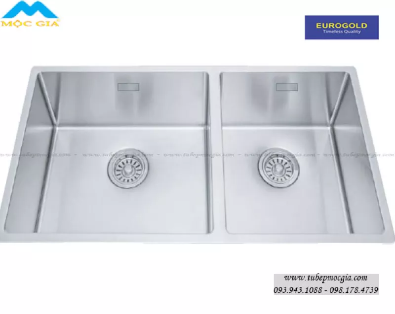 Chậu Rửa Chén Bát Eurogold EUS68144 inox 304